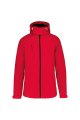 Dames Softshell jas hooded Kariban K414 RED